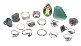 STERLING SILVER RINGS 