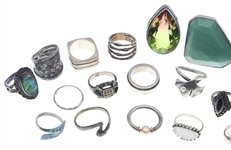 STERLING SILVER RINGS 