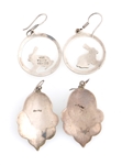 TAXCO MEXICO & SOUTHWEST STERLING SILVER EARRINGS