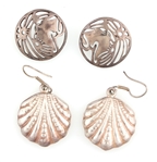 TAXCO MEXICO & SOUTHWEST STERLING SILVER EARRINGS