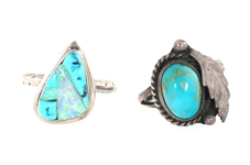 NATIVE AMERICAN SOUTHWEST STERLING SILVER RINGS