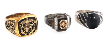 MENS STERLING SILVER RINGS 