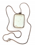 CHINESE PORCELAIN SILVER PENDANTS & FILIGREE BRACELET
