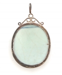CHINESE PORCELAIN SILVER PENDANTS & FILIGREE BRACELET