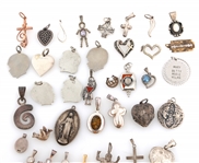STERLING SILVER PENDANTS & CHARMS