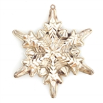 GORHAM STERLING SILVER CHRISTMAS SNOWFLAKE ORNAMENT