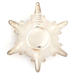 GORHAM STERLING SILVER CHRISTMAS SNOWFLAKE ORNAMENT