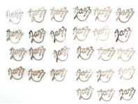 SILVER "JAZZ" BROOCH PINS