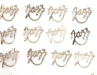 SILVER JAZZ BROOCH PINS