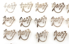 SILVER JAZZ BROOCH PINS