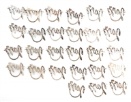 SILVER JAZZ BROOCH PINS