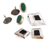 SILVER JEWELRY - EARRINGS, PENDANTS, CUFF LINKS