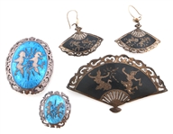 SILVER JEWELRY - EARRINGS, BROOCHES, BRACELETS, & MORE