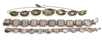 SILVER JEWELRY - EARRINGS, BROOCHES, BRACELETS, & MORE