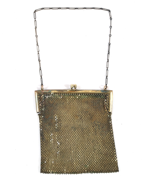 14K 1/20 GOLD FILLED MESH EVENING PURSE