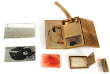 MESH PURSES BAGS & EVANS COMPACT 