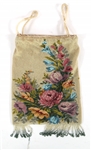 MICRO BEADED FLORAL PURSE