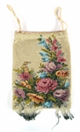 MICRO BEADED FLORAL PURSE