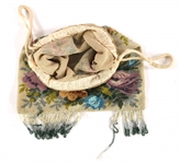 MICRO BEADED FLORAL PURSE