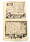1697 RAPHAEL FABRETTI MAPS OF ROMAN AQUADUCTS 