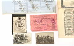 RAILROADIANA PHOTOGRAPHS, BONDS, & EPHEMERA