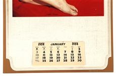 1954 MARILYN MONROE GOLDEN DREAMS PINUP CALENDAR