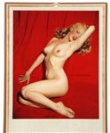 1954 MARILYN MONROE GOLDEN DREAMS PINUP CALENDAR