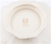 LENOX PORCELAIN CHINA - CANDY DISH, CANDLESTICKS & VASE