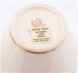 LENOX PORCELAIN CHINA - CANDY DISH, CANDLESTICKS & VASE