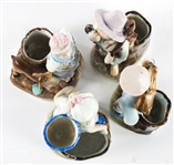CONTA & BOEHME PORCELAIN MATCH STRIKER - LOT OF 4