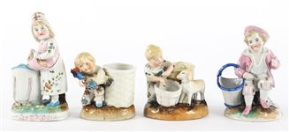 CONTA & BOEHME PORCELAIN MATCH STRIKER - LOT OF 4