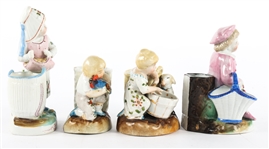 CONTA & BOEHME PORCELAIN MATCH STRIKER - LOT OF 4