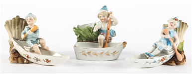 PORCELAIN MATCH STRIKERS - MARITIME THEMED