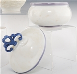 LLADRO PORCELAIN FIGURINES - SHOE, URN & COVERED BOX