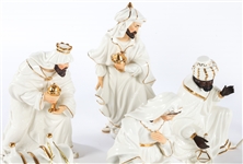 GRANDEUR NOEL 2000 PORCELAIN NATIVITY SET