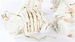 GRANDEUR NOEL 2000 PORCELAIN NATIVITY SET