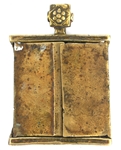 18/19th C. RUSSIAN ORTHODOX BRASS & ENAMEL ICONS
