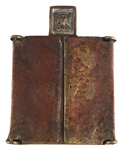 19th C. RUSSIAN ORTHODOX BRASS & ENAMEL ICONS