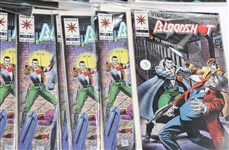 VALIANT BLOODSHOT COMIC BOOKS - LOT OF 80+