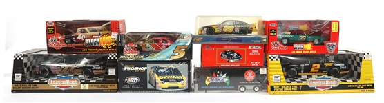 RACING CHAMPIONS, ERTL TOY CARS & MAXX TRADING CARDS