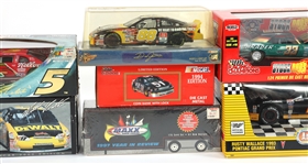 RACING CHAMPIONS, ERTL TOY CARS & MAXX TRADING CARDS