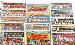 MARVEL BATTLESTAR GALACTICA & THE AVENGERS COMIC BOOKS