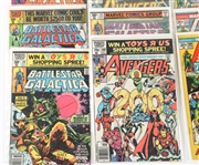 MARVEL BATTLESTAR GALACTICA & THE AVENGERS COMIC BOOKS