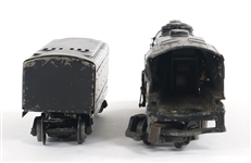 LIONEL O GAUGE LOCOMOTIVE AND TENDER SET