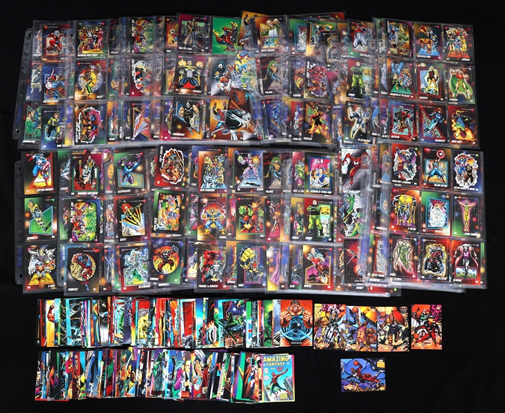 MARVEL COMIC TRADING CARDS - LOT OF 450+