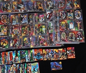 MARVEL COMIC TRADING CARDS - LOT OF 450+