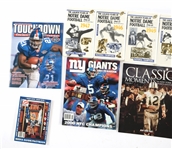 PRO & COLLEGE FOOTBALL MEMORABILIA & EMPHEMERA