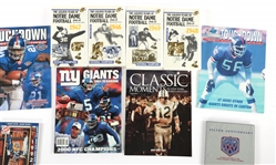 PRO & COLLEGE FOOTBALL MEMORABILIA & EMPHEMERA