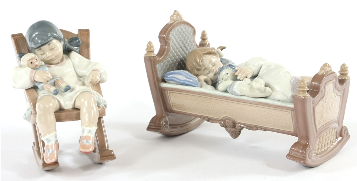 LLADRO PORCELAIN FIGURINES NO. 5717 & 5448