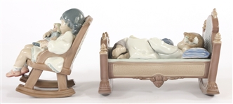 LLADRO PORCELAIN FIGURINES NO. 5717 & 5448